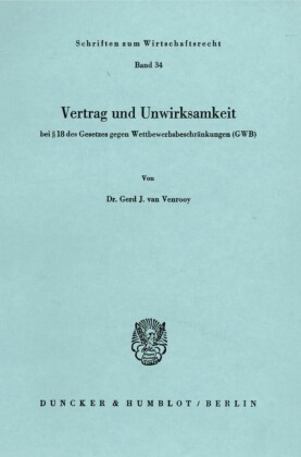 Vertrag und Unwirksamkeit