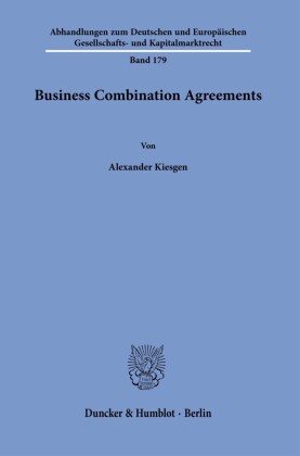 Business Combination Agreements.