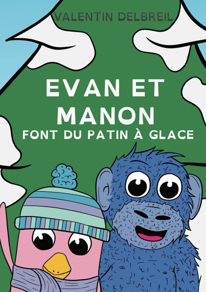 Evan et Manon font du patin à glace main product photo