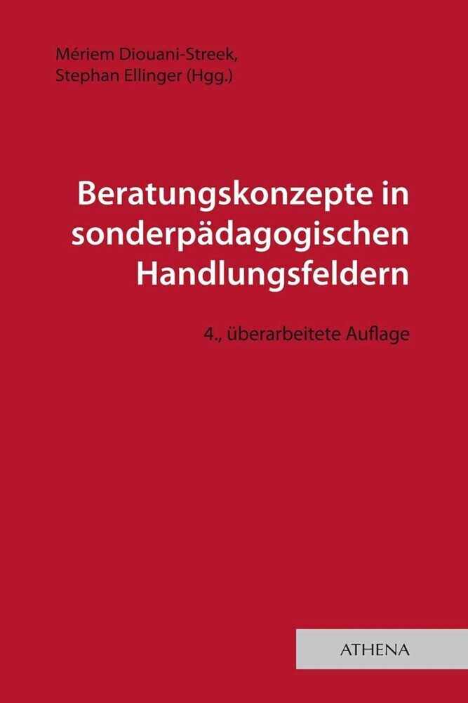 Beratungskonzepte in sonderpädagogischen Handlungsfeldern main product photo