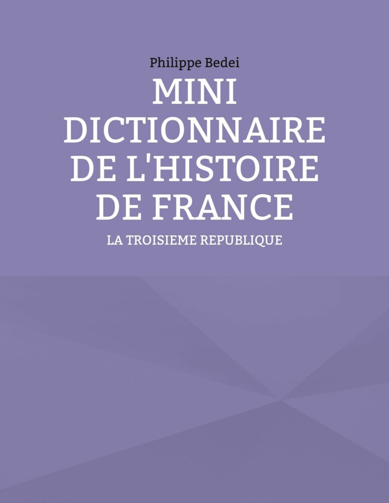 MINI DICTIONNAIRE DE L'HISTOIRE DE FRANCE main product photo