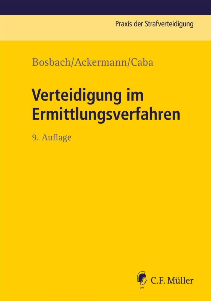 Verteidigung im Ermittlungsverfahren main product photo
