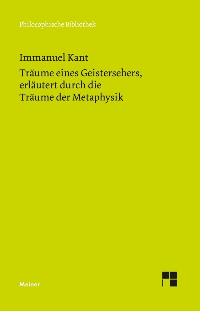 Träume eines Geistersehers, erläutert durch Träume der Metaphysik main product photo