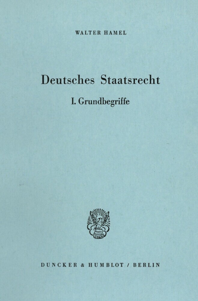 Deutsches Staatsrecht. main product photo