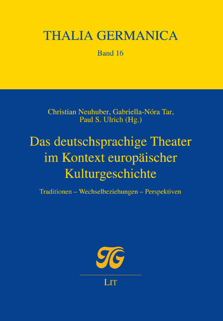 Das deutschsprachige Theater im Kontext europäischer Kulturgeschichte main product photo