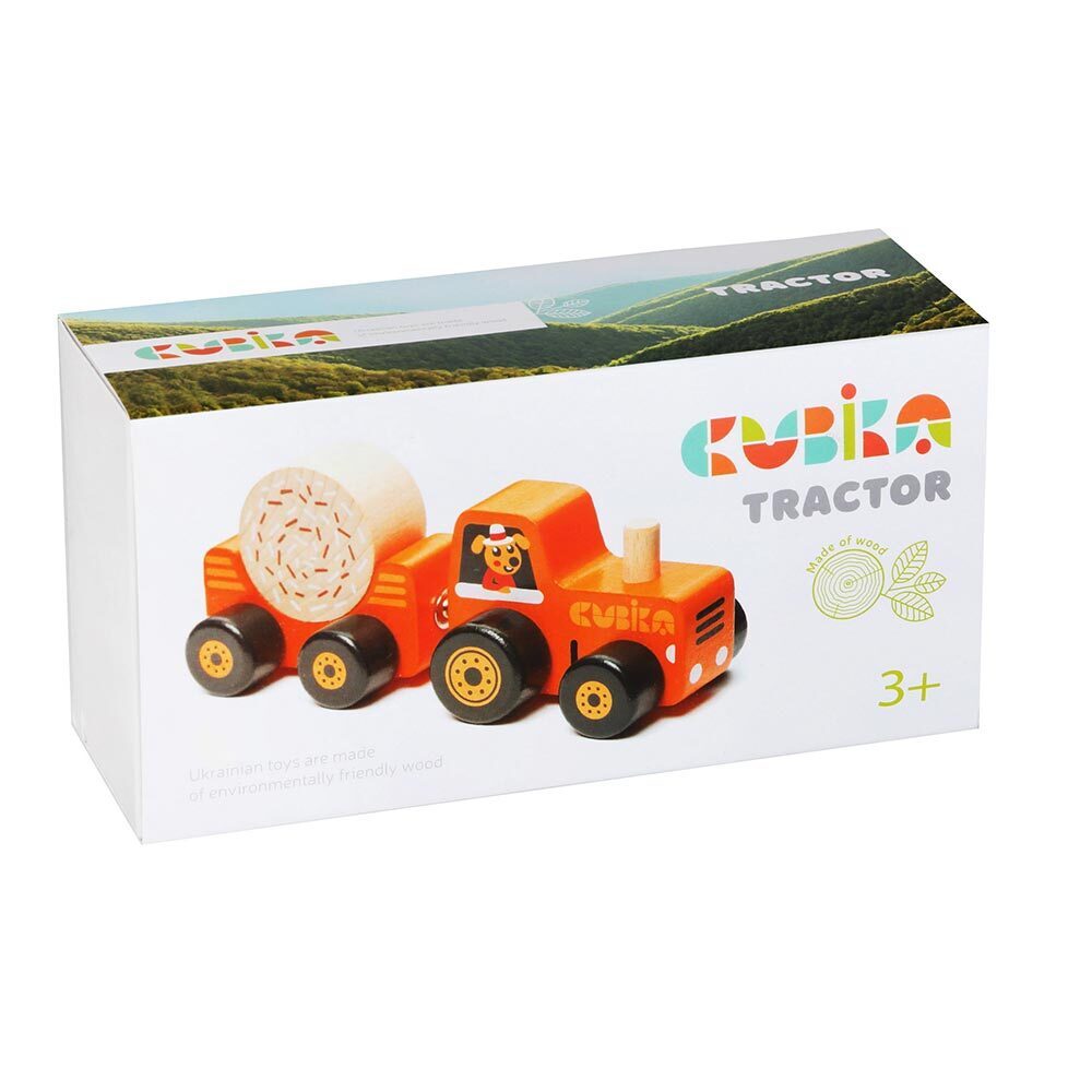 Traktor mit Heuballen, 3 Teile main product photo