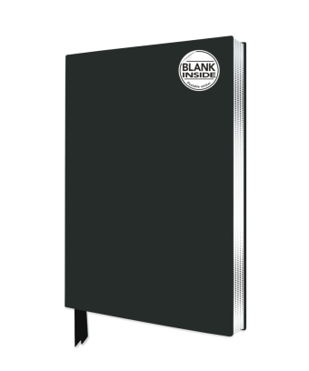 Exquisit Notizbuch DIN A5 Blank: Farbe Schwarz