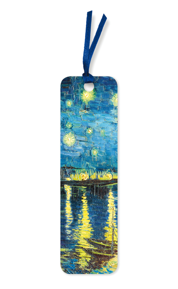 10er-Verpackungseinheit Lesezeichen: Vincent van Gogh, Sternennacht über der Rhone main product photo