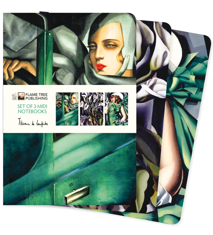 Dreier Set Mittelformat-Notizbücher: Tamara de Lempicka main product photo