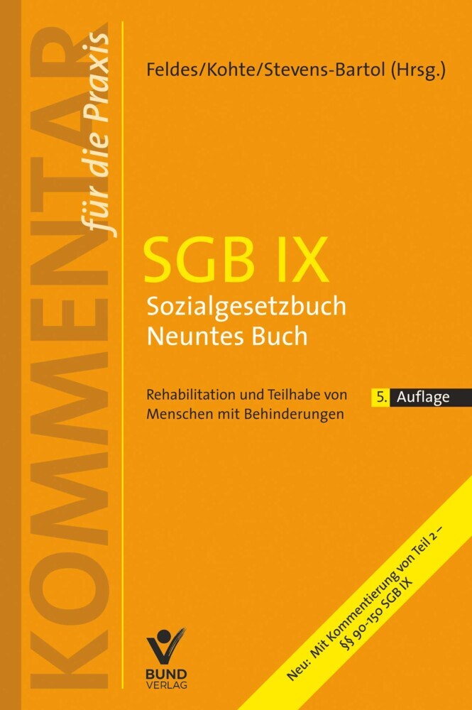 SGB IX Sozialgesetzbuch Neuntes Buch main product photo