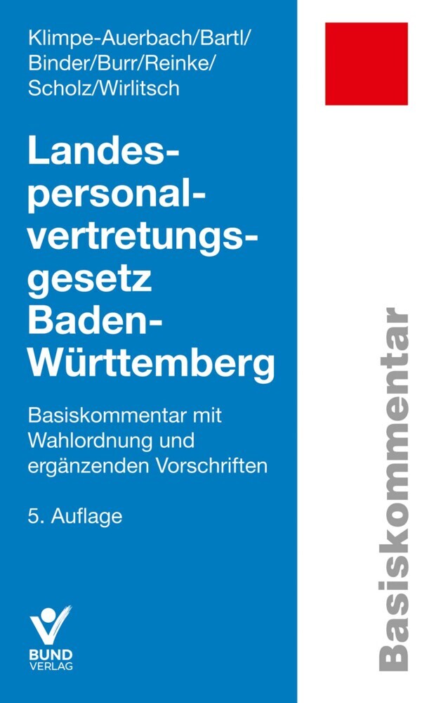 Landespersonalvertretungsgesetz Baden-Württemberg main product photo