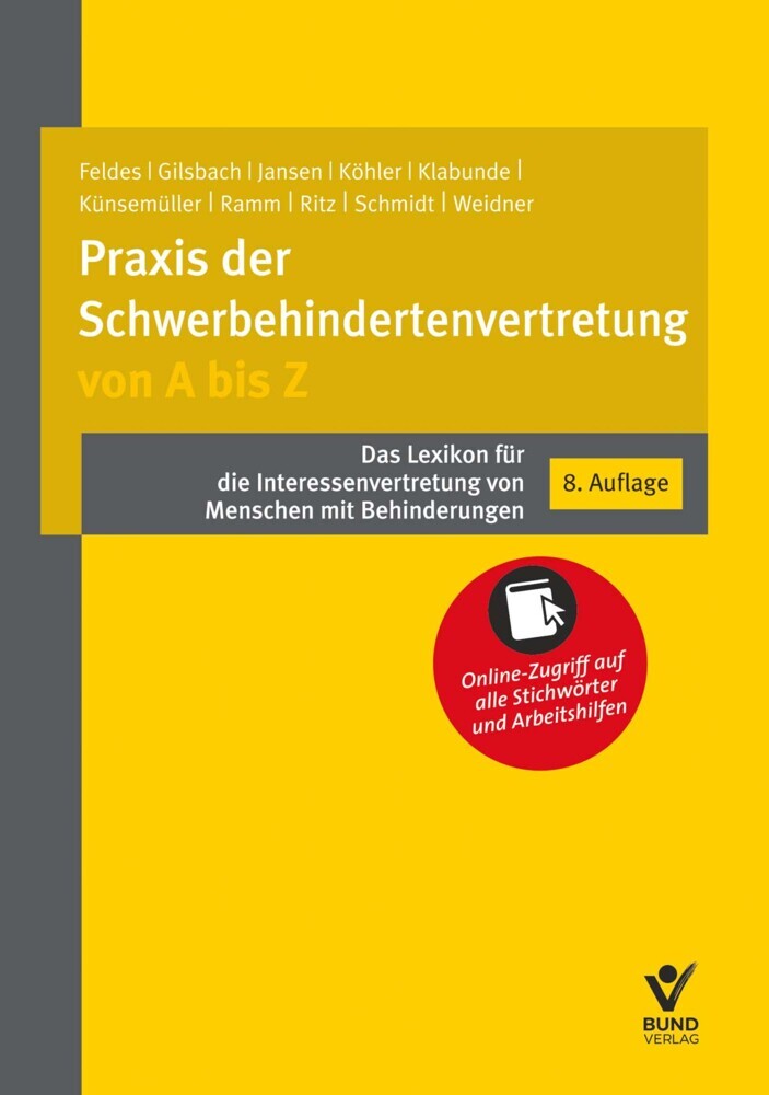 Praxis der Schwerbehindertenvertretung von A bis Z main product photo