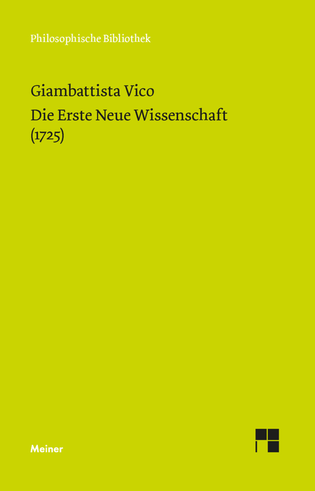 Die Erste Neue Wissenschaft (1725) main product photo