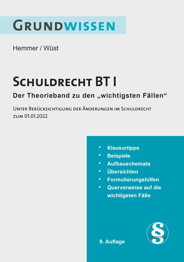 Grundwissen Schuldrecht BT I main product photo