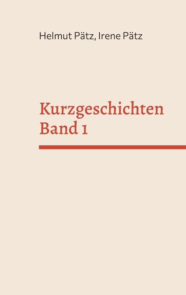 Kurzgeschichten Band 1 main product photo