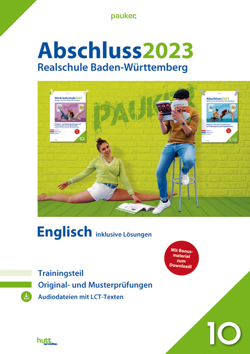 Abschluss 2023 - Realschulprüfung Baden-Württemberg Englisch main product photo