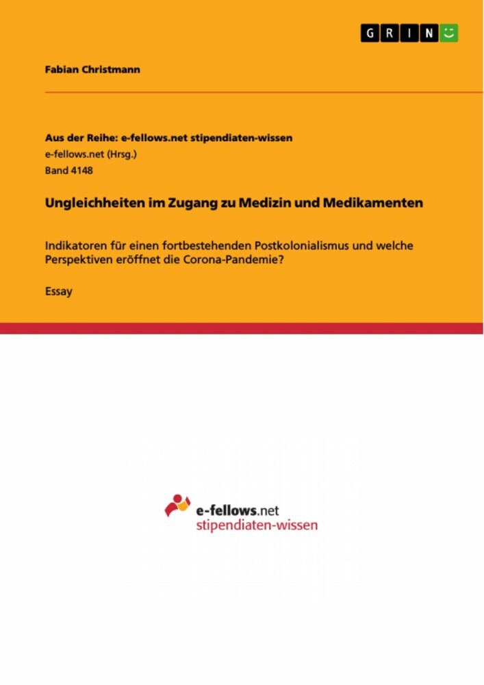 Ungleichheiten im Zugang zu Medizin und Medikamenten main product photo