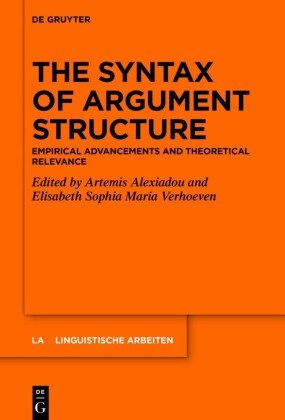 The Syntax of Argument Structure