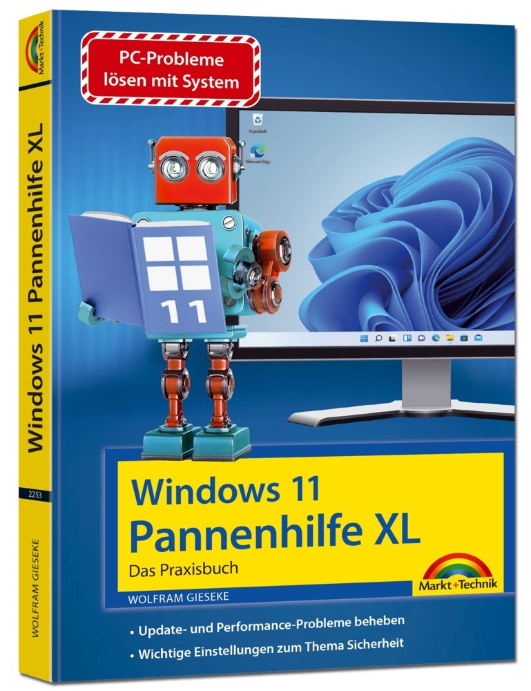 Windows 11 Pannenhilfe XL- das Praxisbuch komplett erklärt. Für Einsteiger und Fortgeschrittene main product photo