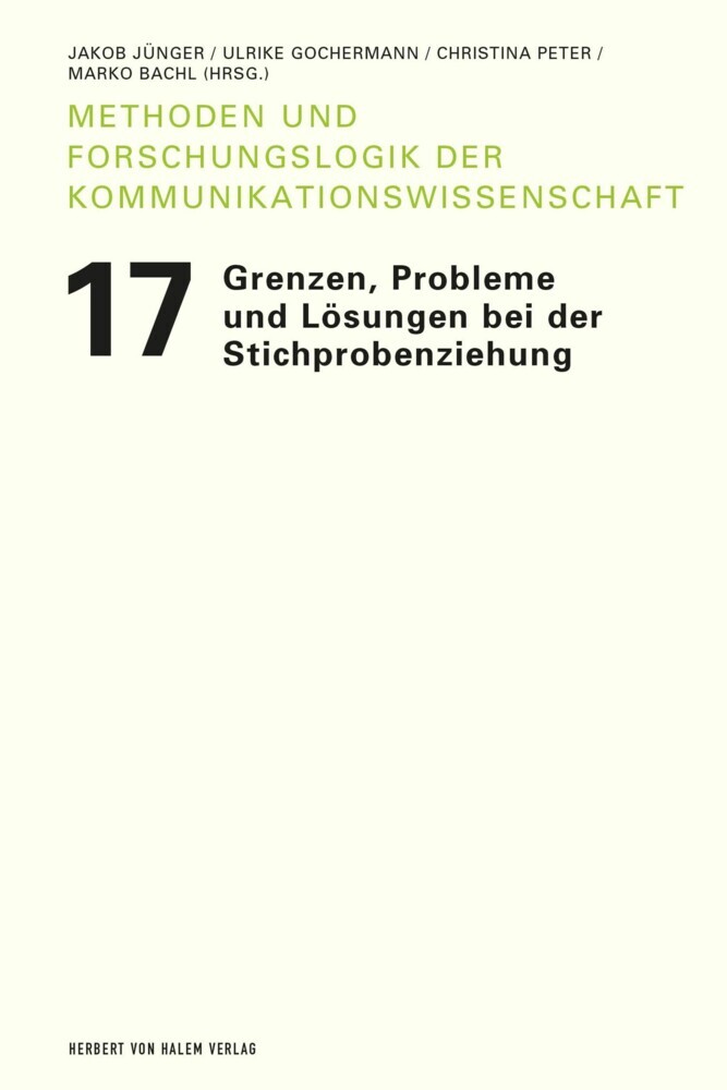 Grenzen, Probleme und Lösungen bei der Stichprobenziehung main product photo