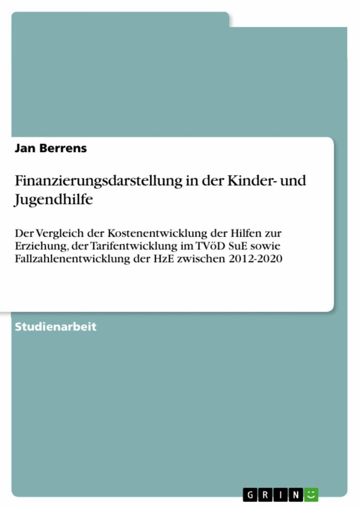 Finanzierungsdarstellung in der Kinder- und Jugendhilfe main product photo