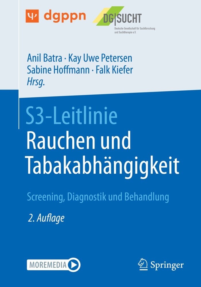 S3-Leitlinie Rauchen und Tabakabhängigkeit: Screening, Diagnostik und Behandlung main product photo