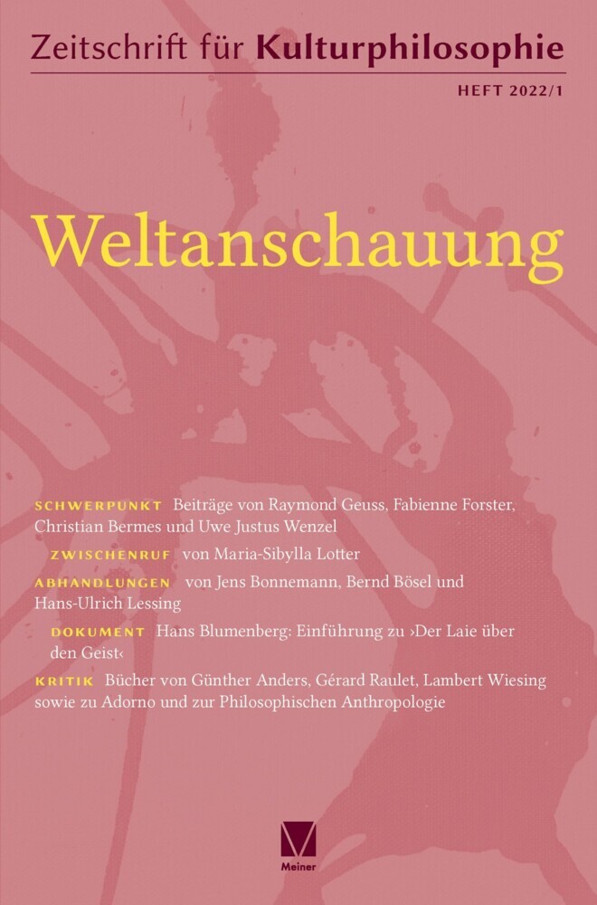 Weltanschauung main product photo