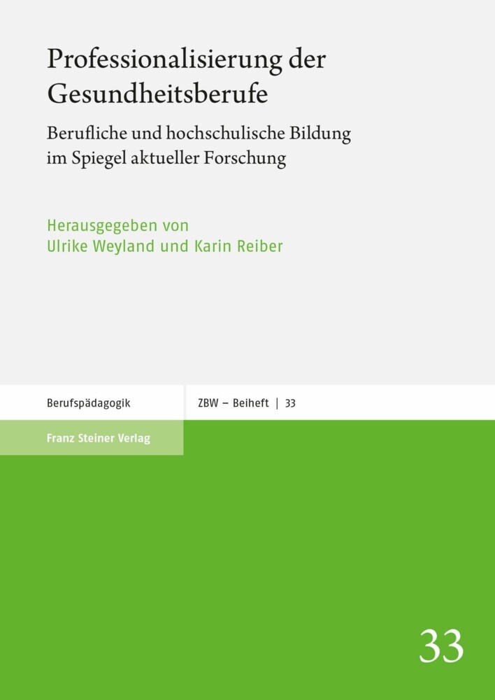 Professionalisierung der Gesundheitsberufe main product photo