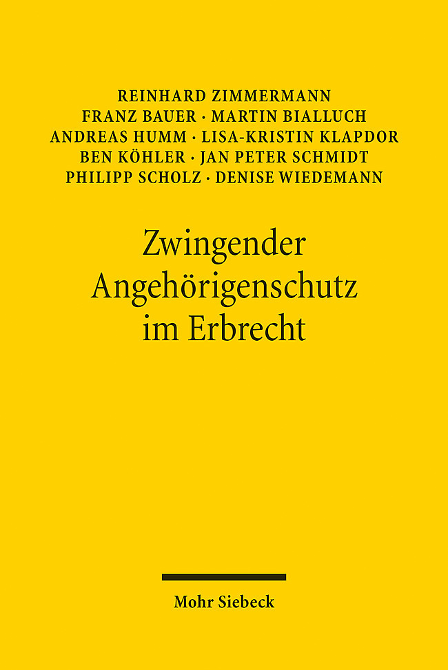 Zwingender Angehörigenschutz im Erbrecht main product photo