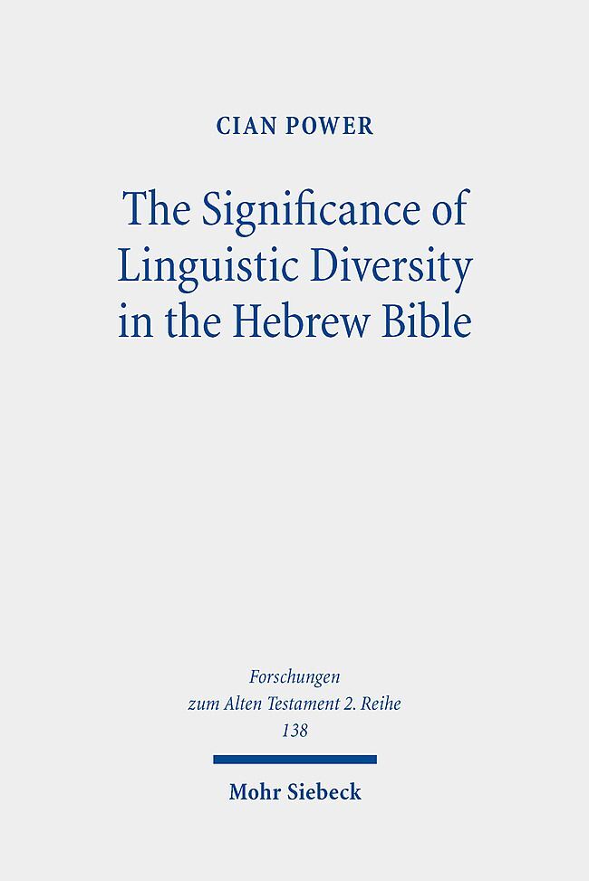 The Significance of Linguistic Diversity in the Hebrew Bible main product photo