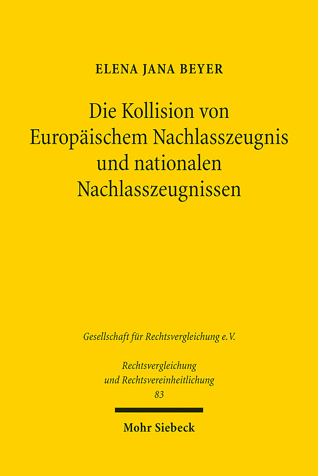 Die Kollision von Europäischem Nachlasszeugnis und nationalen Nachlasszeugnissen main product photo