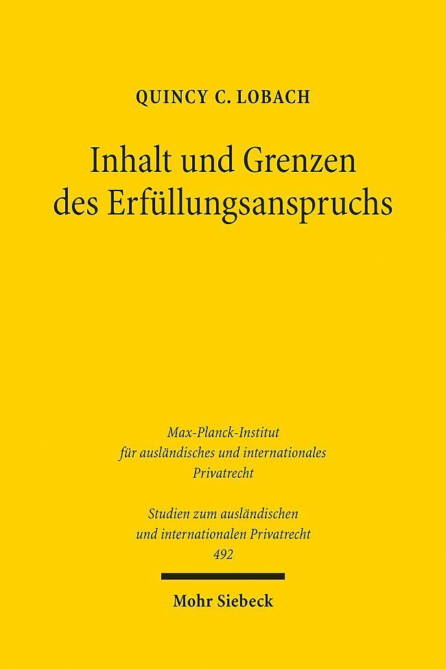 Inhalt und Grenzen des Erfüllungsanspruchs main product photo