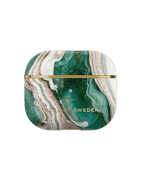 IDEAL OF SWEDEN Airpods Case Gen 3 Golden Jade Marble main product photo