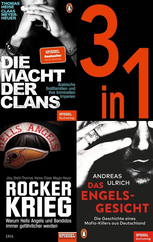 SPIEGEL True Crime (3 in 1-Bundle) - Deutschlands kriminelle Unterwelt: Die Macht der Clans, Das Engelsgesicht, Rockerkrieg main product photo