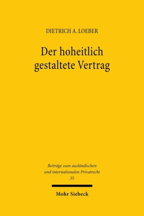Der hoheitlich gestaltete Vertrag