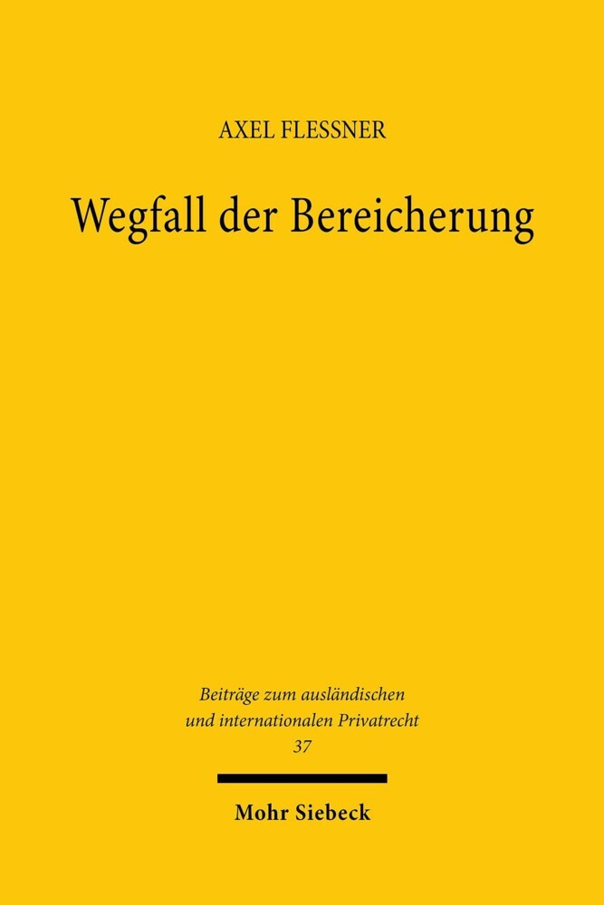 Wegfall der Bereicherung main product photo