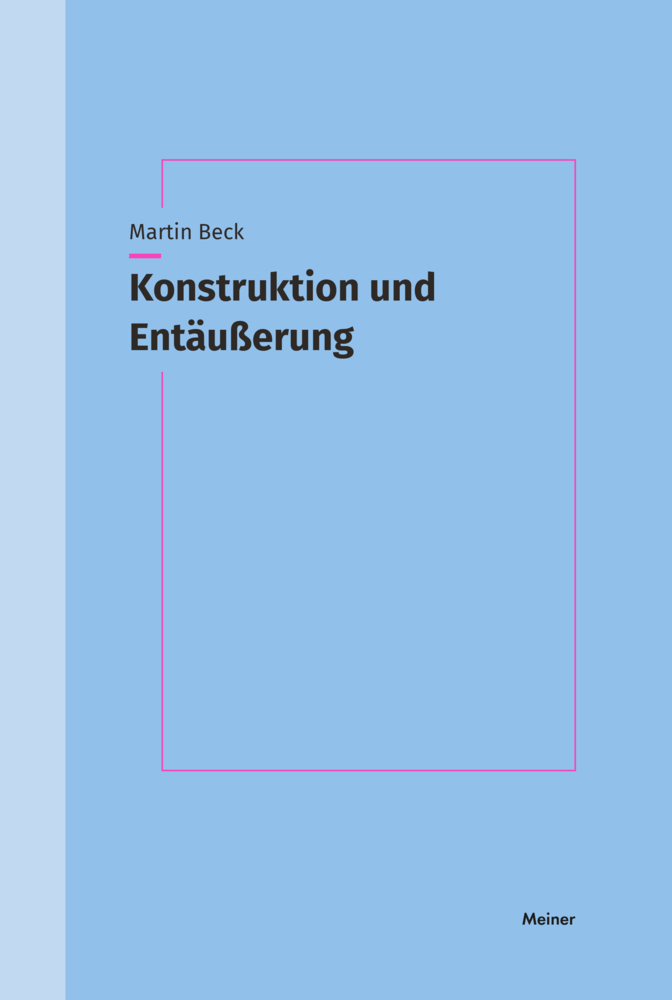 Konstruktion und Entäußerung main product photo