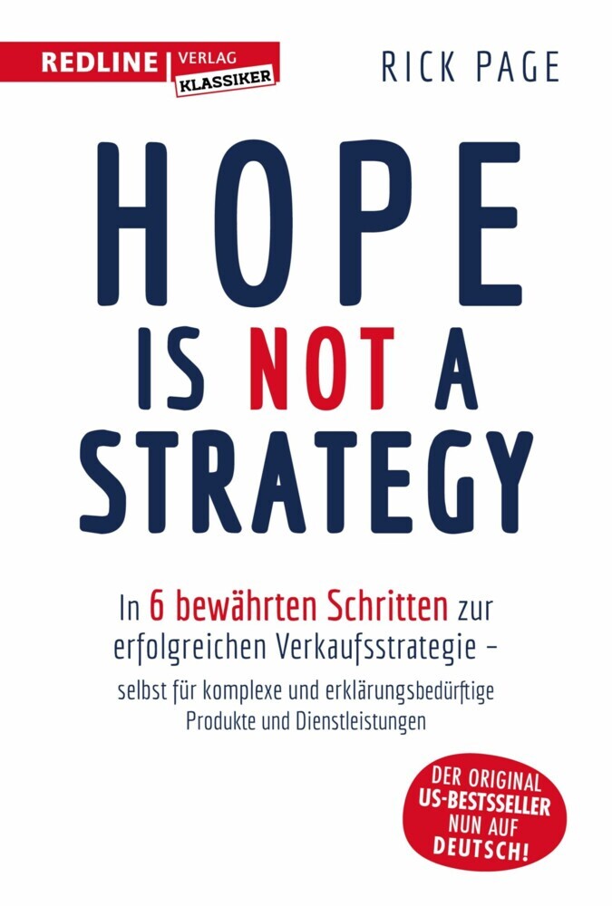 Hope is not a Strategy main product photo