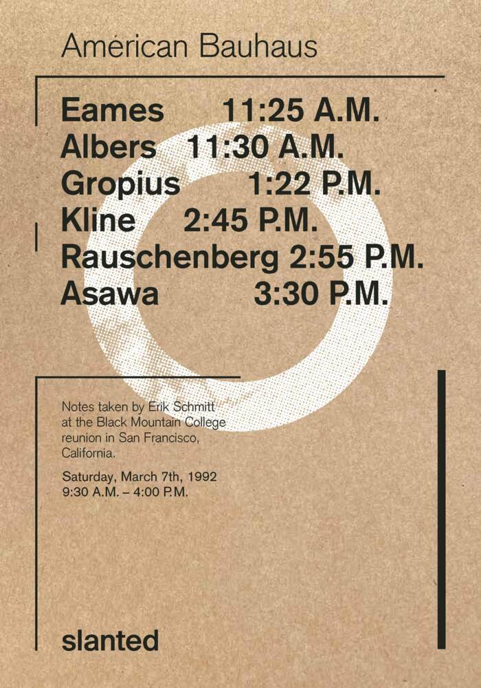 American Bauhaus main product photo