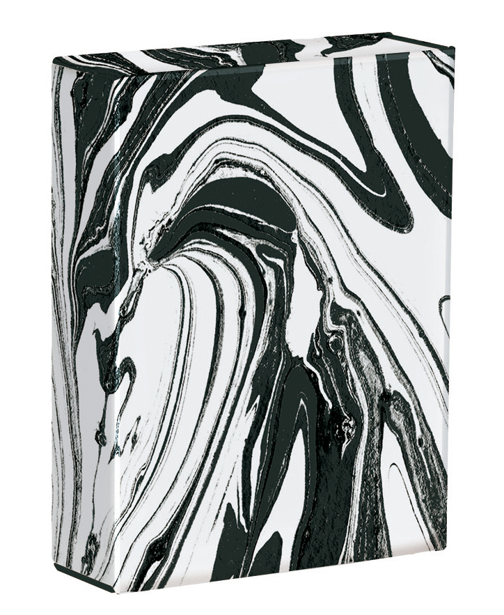 Black & White Marble Spielkarten main product photo