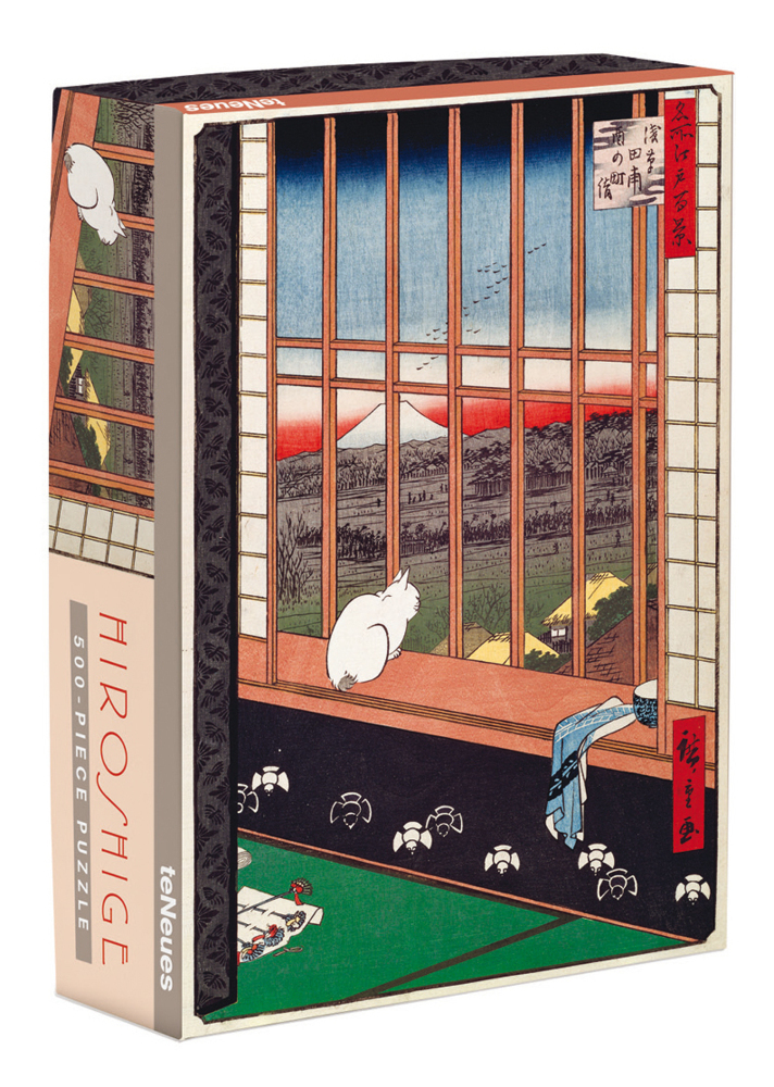 Ricefields by Hiroshige 500-Teile Puzzle main product photo