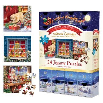 Puzzle Adventskalender - 1200 Teile Classic Christmas