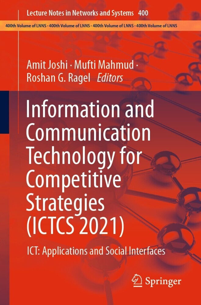 Information and Communication Technology for Competitive Strategies (ICTCS 2021) main product photo