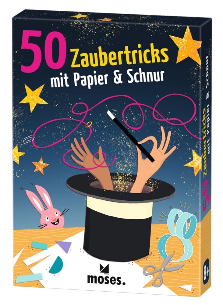 50 Zaubertricks mit Papier und Schnur main product photo