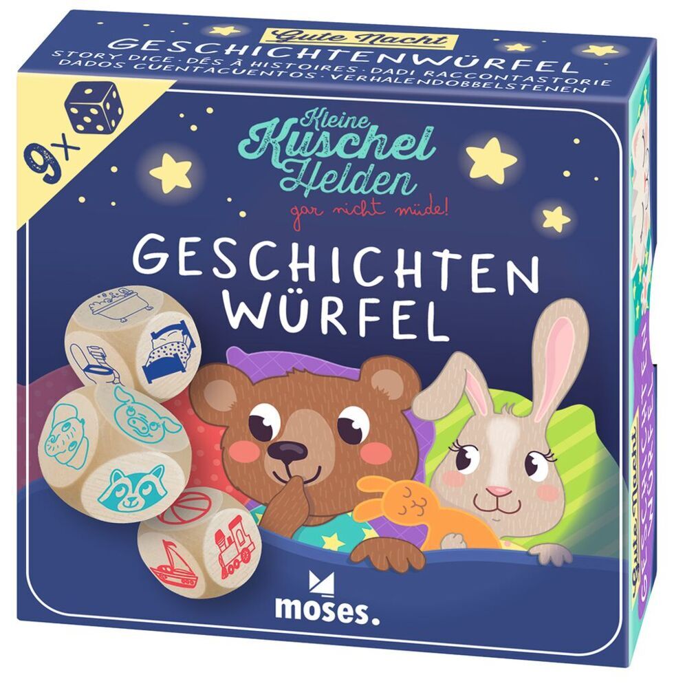 Kleine Kuschelhelden Geschichtenwürfel main product photo