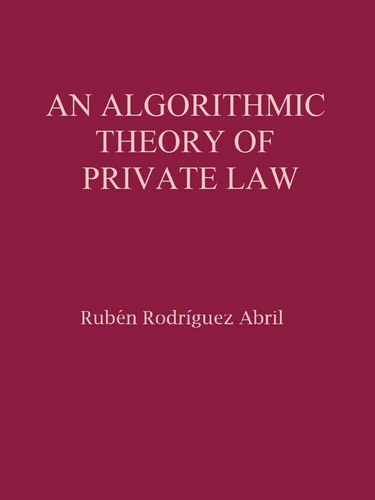 An algorithmic theory of Private Law main product photo