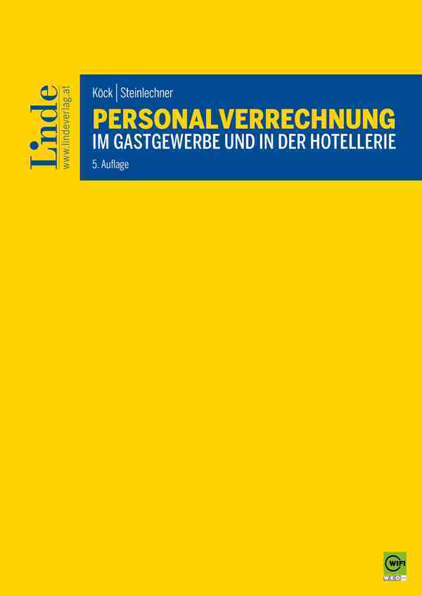 Personalverrechnung im Gastgewerbe und in der Hotellerie main product photo