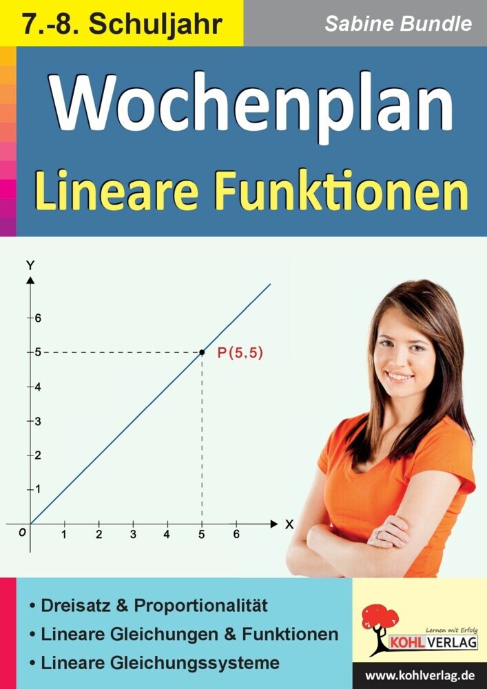 Wochenplan Lineare Funktionen / Klasse 7-8 main product photo