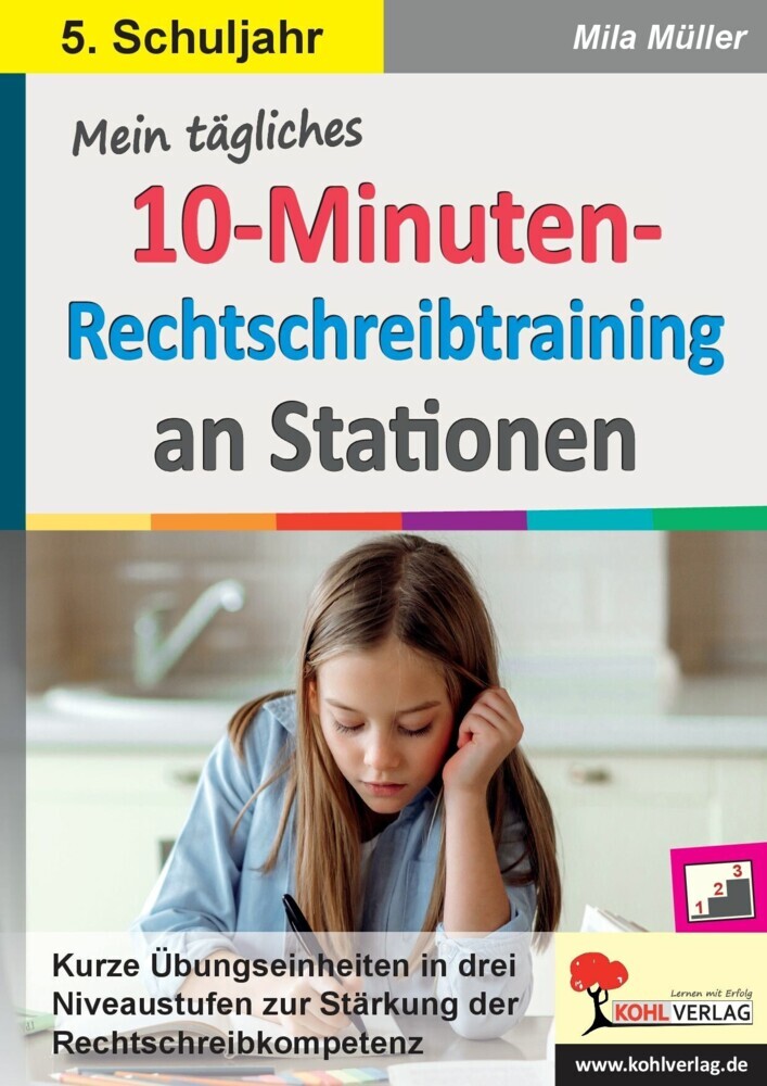 Mein tägliches 10-Minuten-Rechtschreibtraining an Stationen / Klasse 5 main product photo