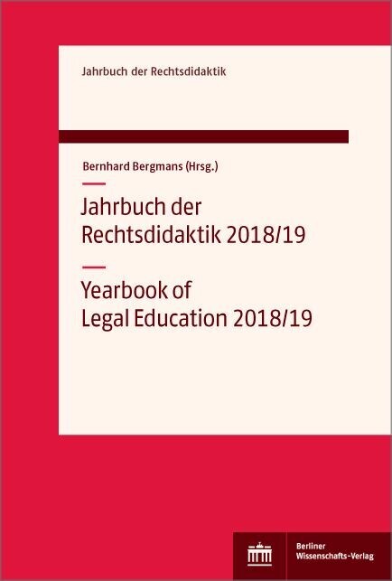 Jahrbuch der Rechtsdidaktik 2018/19 main product photo